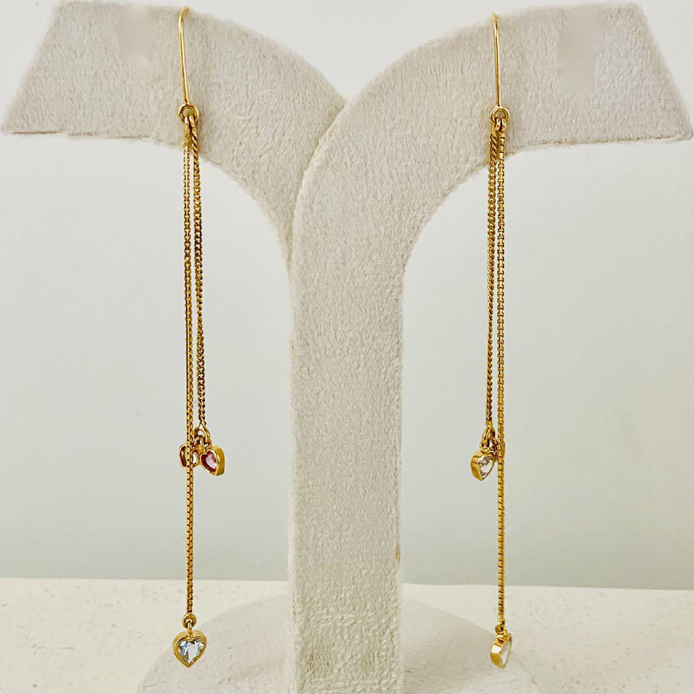 Cher Long Chain Earrings