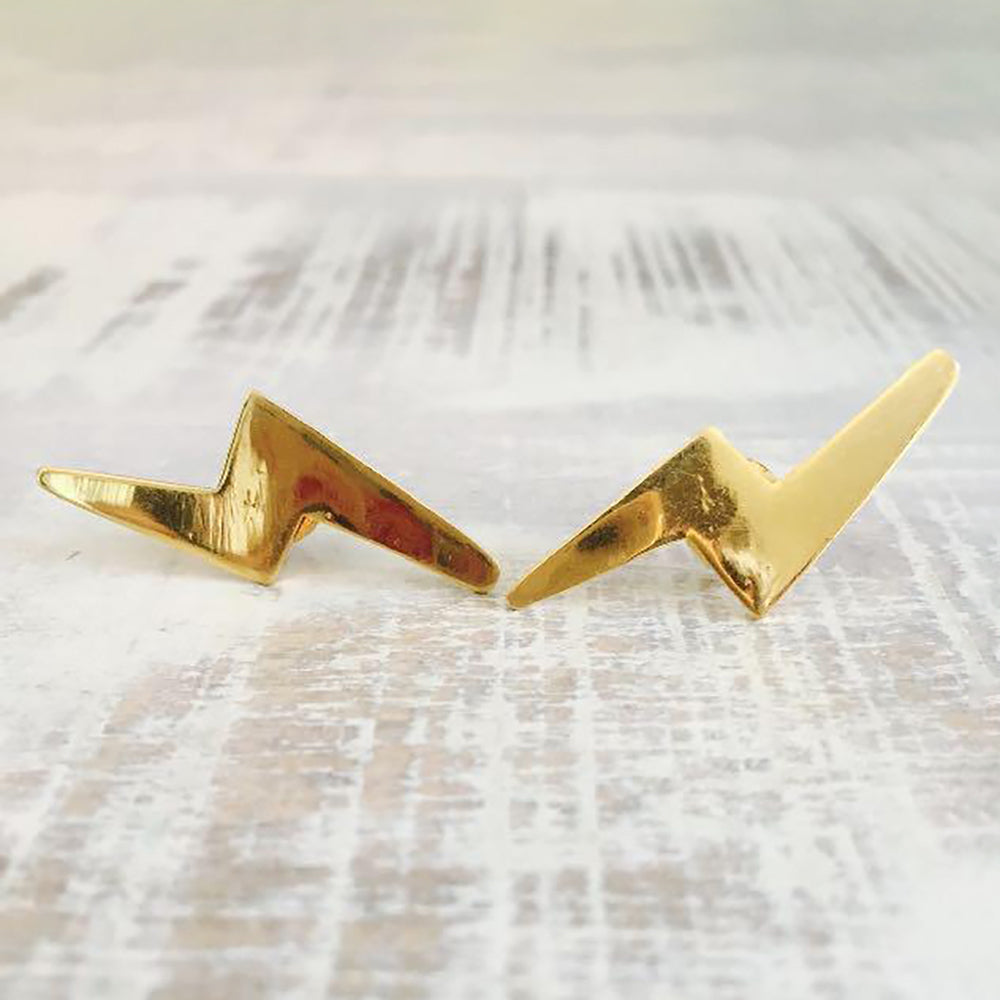 Lightning Bolt Ear Studs