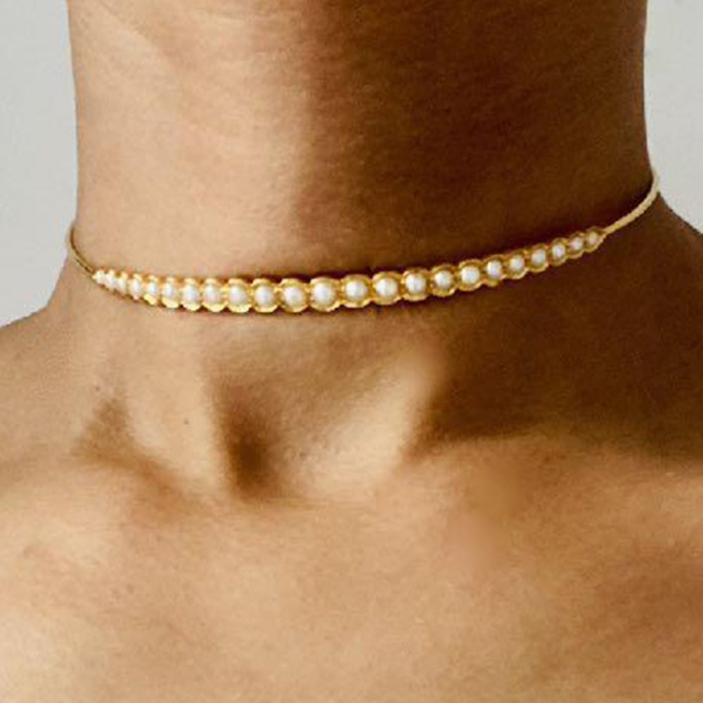 Narcissus Pearl Choker