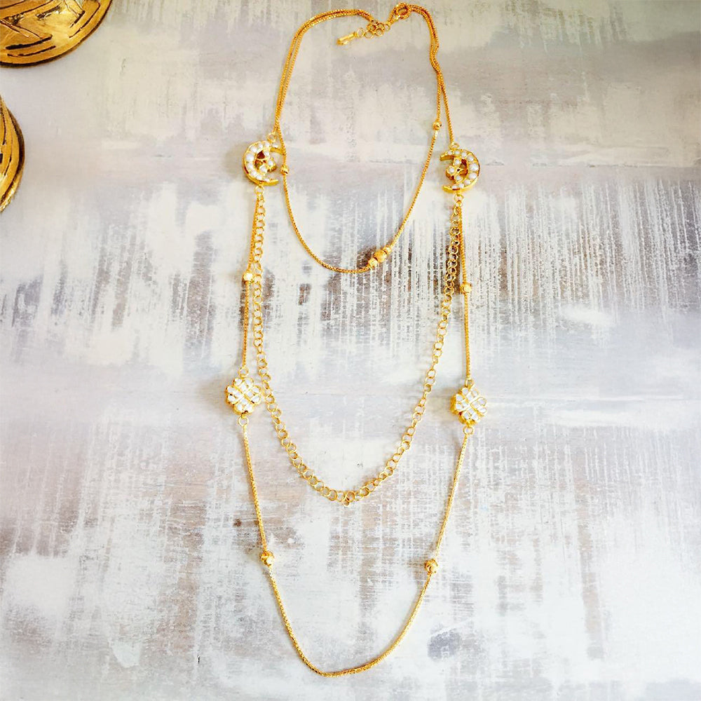 Wish 3 String Necklace