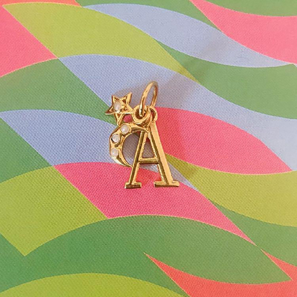 Initial Birthstone Pendants