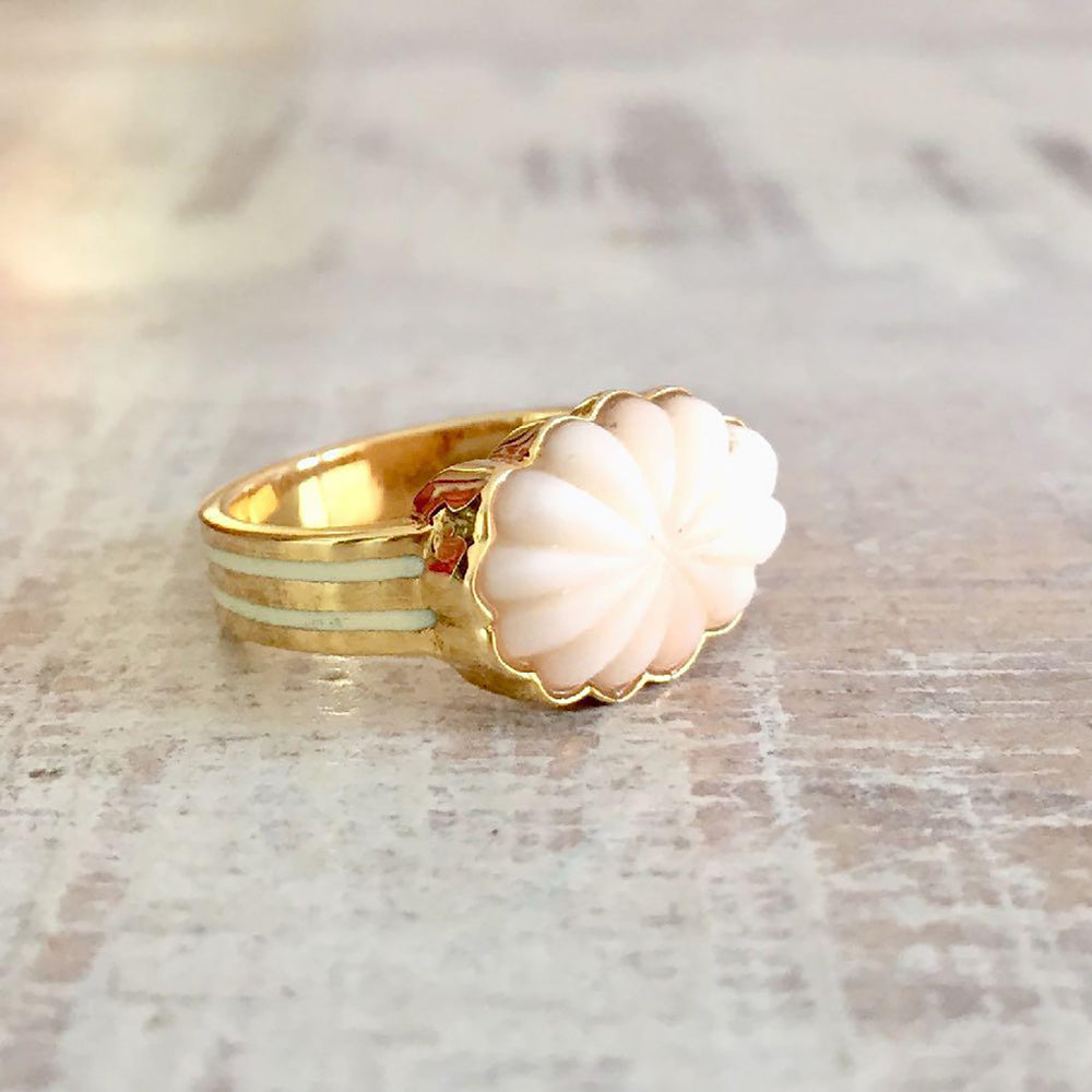 Aphrodite Coral Ring